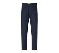 SELETED HOMME Slh172-slimtape Brody Linen Pant Noos Pantalon Chino, Dark Sapphire