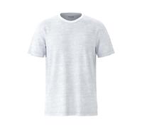 SELETED HOMME Slhaspen Slub SS T-Shirt à col Rond pour Homme, Blanc éclatant., L