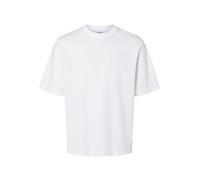 SELETED HOMME Slhlooseoscar SS O-Neck T-Shirt Noos, Blanc Brillant