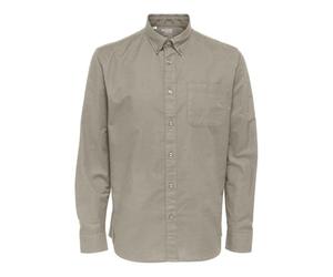 SELETED HOMME SLHREGRICK-Ox T-Shirt LS Noos, Pure Cachemire., M