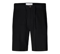 SELETED HOMME Slhregular-Brody Linen Short Noos Pantalon en Lin, Noir, XL