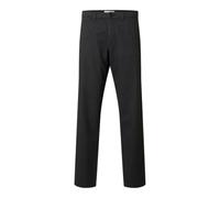 SELETED HOMME Slhslim-Miles 175 Brushed Pants W Noos Pantalons, Gris foncé/Détails : Structure, 32W x 32L