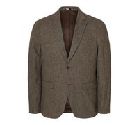 SELETED HOMME Slhslim-Reed Wool BLZ Noos Veste, Brownie/détail : Structure, 52