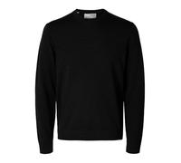 SELETED Homme SLHTRAY LS Knit Merino Col Rond Noos, Noir, XL