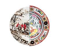 Seletti Assiette plate en porcelaine Ø 27,5 H.2,3 "Hybrid-Eusapia