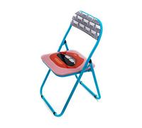 SELETTI chaise pliable FOLDING CHAIR STUDIO JOB-BLOW NEW (Mouth - Metal et PVC)