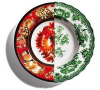 Seletti Assiette creuse en porcelaine Ø 25,4 H.4,2 "Hybrid-Cecilia