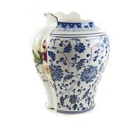 Seletti Vase en porcelaine Hybride Melania – Diamètre 23 cm, H.26