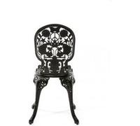 SELETTI Industry Collection Chaise en aluminium noir Noir G