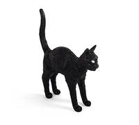 Seletti Jobby Le Chat Lampe à Poser Noir