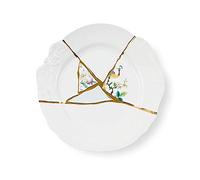 Seletti Assiette plate Kintsugi Mod. 2 — Porcelaine et or 24 carats