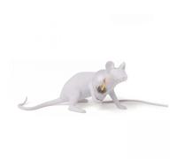 Mouse Lamp table lampe blanc avec USB Seletti - 8008215152226