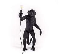 Seletti Lampe singe en résine 60 x 52,5 x 33 cm noir