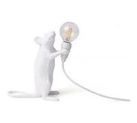 SELETTI Lampe Souris sur Pied Blanc G