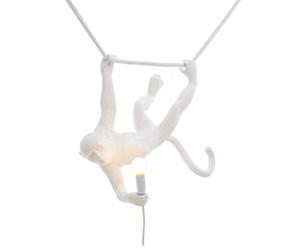 Seletti Money Suspension Singe Blanc