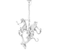 SELETTI - Monkey Chandelier Blanc
