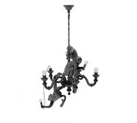 Monkey Chandelier Lampe de suspendue Seletti Noir - 8008215148663