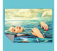 Seletti Papier Toilette Tapis Rug Sea Girl avec des Filles dans la mer