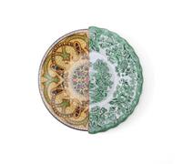SELETTI - Piatto frutta hybrid - 09121 - TAGLIA UNICA | Piatto da Frutta in Ceramica Ø 20 cm - Collezione When East and West CombineIl piatto da frutta della collezione When East