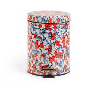 SELETTI - Pills Toiletpaper Home Bac Ø20,5 H. 27,5 Blanc/Rouge/Bleu