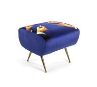 SELETTI pouf rembourré TOILETPAPER (Lipsticks - Tissu en polyester, Structure en bois, polyuréthane et métal)