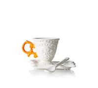 Seletti Set à café en Porcelaine I-Wares avec poignée - Orange