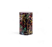 SELETTI - Snakes Toiletpaper Home Bac Ø25xH39,5 Noir/Multicolor
