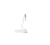 Seletti Sparrow Landing Lampe à Poser avec Pince Blanc
