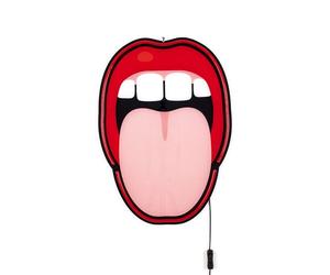 Seletti Studio Job Led Neon Signs Langue Applique Murale Rouge