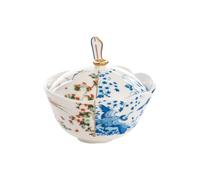 Seletti Sucrier en porcelaine Hybrid-Maurilia Ø 12 cm H.9 C/cuillère