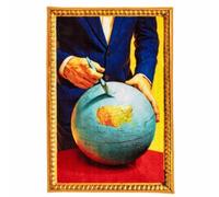 SELETTI Tapis TOILETPAPER Home 60 x 90 cm Globe 18194