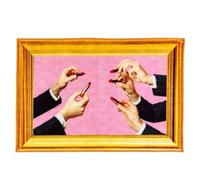 SELETTI Tappeto BAGNO TOILETPAPER Home 18184 Lipsticks Rose 60 x 90 cm