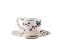 Seletti Tasse à café avec soucoupe en porcelaine hybrid-Tamara