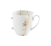 SELETTI Tasse Kintsugi n°2 en porcelaine et or 24 carats
