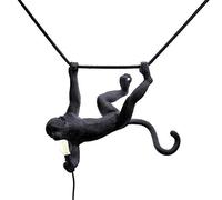 Seletti The Monkey Lamp Swing Lampe singe Noir | Lampada Scimmia Simpatica e FurtivaPorta un tocco di originalità e gioco nella tua casa con questa lampada a forma di scimm