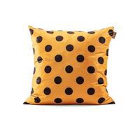 Seletti Toiletpaper Home Oreiller Grand Jaune/ Noir