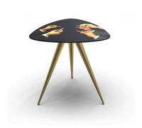 SELETTI Toiletpaper Table d'appoint noire en bois