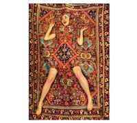 SELETTI wears TOILETPAPER tapis RECTANGULAR RUG (Lady on carpet - Polyester et coton)