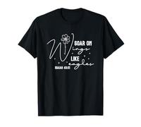 S'élever comme des aigles : Typographie inspirante T-Shirt