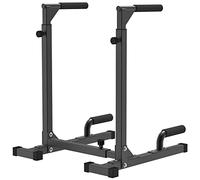 SELEWARE Barre de dips solide, station de dips réglable, équipement de gymnastique à domicile, support de musculation multifonctionnel avec barre de pompes pour triceps, capacité de 362,9 kg