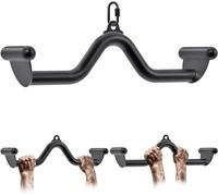 SELEWARE Barre de tirage multi-grip de 50,8 cm - Acier allié durable, poignée ergonomique, fixation polyvalente pour machine à câbles pour un entraînement musculaire polyvalent