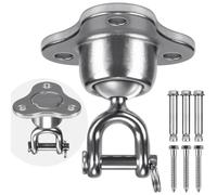 SELEWARE Cintre pour sac de frappe lourd - Support de plafond silencieux pivotant pour boxe Muay Thai - Crochet pivotant robuste pour filet de pneu