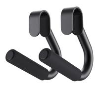 SELEWARE Poignée multifonctionnelle Hadles, tube en acier robuste, poignée neturale, fixations pour barres de traction, haltères longues et bandes de résistance, poignées confortables recouvertes de