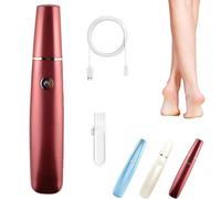 Selezia Ponceuse Pied, Selezia électrique Lime Pieds Rechargeable, Ponceuse Pour Pied Soin Des Pieds Anti-Callosités Pour Femmes Hommes (rouge)