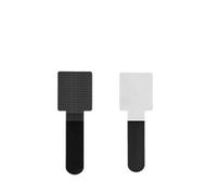 Self Adhesive Cable Ties 60x90mm White Reusable Hook and Loop Cable Straps 50PCS Desk Wire Management Organizer Office Cable Management Wraps 5 Pack Set