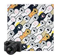 Self Adhesive Cloth Wrap, Lay Flat Makeup Bag, 19.69x19.69 inches Noiseless Fabric Protector, Portable Accessory for Lipsticks Lotion Eyeshadow Concealer Pencil Camera Screen