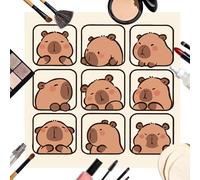 Self Adhesive Cloth Wrap, Lay Flat Makeup Wrap for Lipsticks, Lotion, Brushes, Concealer, Soft Fabric Noiseless Organizer for Travel, Purse, Vanity, Cosmetic Cases, 19.69x19.69 inches