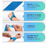 Self Adhesive Finger Plasters-4 X Roll Of Beige Tape (2.5cm X 4.5m)-Self Adhesive Bandage-Waterproof Elastic Band-Dust-Proof Anti-Grease Tape