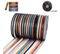 Self-Adhesive Gap Beautifying Tape (6 M/20 ft), Peel Stick Self-Adhesive Caulk Tape Strip,Ceramic Tile Gap Tapes, for Toilet, Bathroom, Sink, Bathtub, Floor Wall Edge Protector (Sliver,19.68ft)