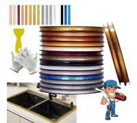 Self-Adhesive Gap Beautifying Tape, Ceramic Tile Gap Tape Caulk Strip, Self-Adhesive Gap Beautifying Tapes, for Bathtub Kitchen Sink Toilet Wall Edge(Grey*39.37in)